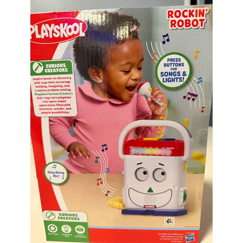 NEW Disney Pixar Toy Story 5 Mr.Mike Rocking Robot 2026 Playskool Movie Size